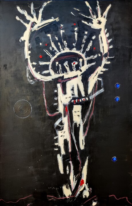 03 Shaman 绘画, 47.2x31.5 in