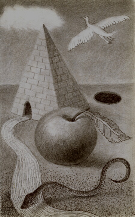 Sin título #5 图画, 8.5x5.5 in