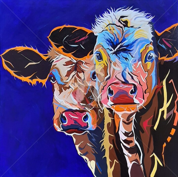 THELMA ET LOUISE 绘画, 31.5x31.5 in
