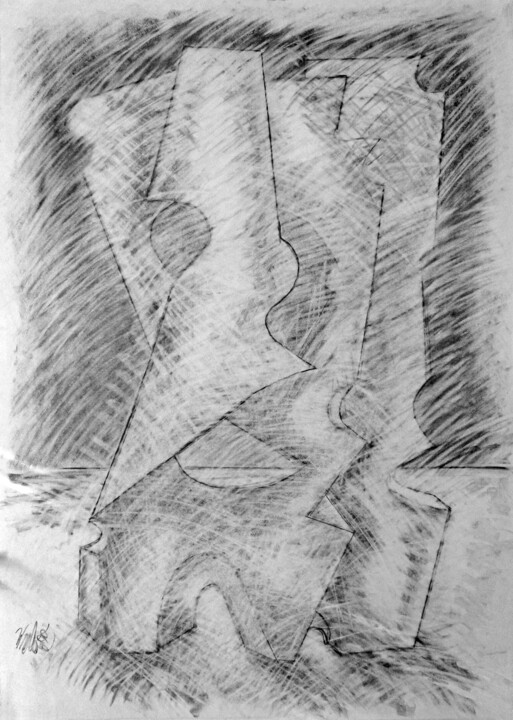 Dessin intitulée "study3.4" par Robert Winslow, Œuvre d'art originale, Graphite