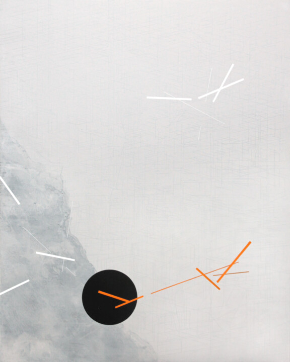 Schilderij getiteld "Quiet_222" door Ernst Kruijff, Origineel Kunstwerk, Acryl