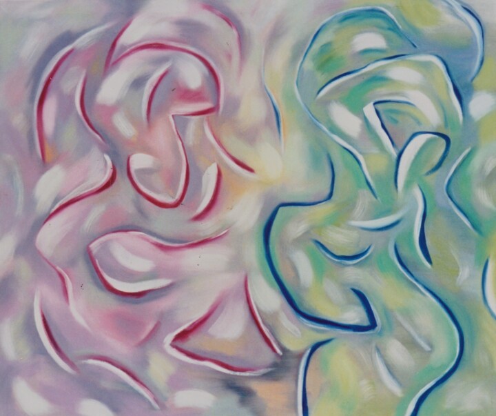Fertility Dancers 绘画, 21.3x25.2 in