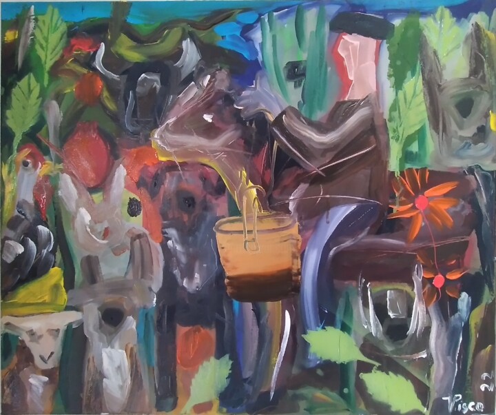 绘画,  19.7x23.6 in 