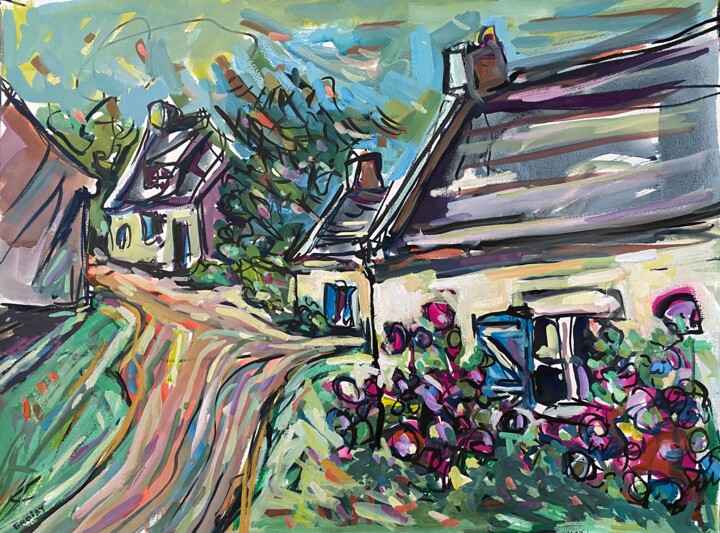 Belle-Île 6 绘画, 19.7x25.6 in