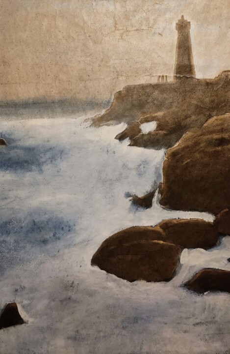 제목이 "Ploumanach : When t…"인 미술작품 Corinne Courlet로, 원작, 구아슈