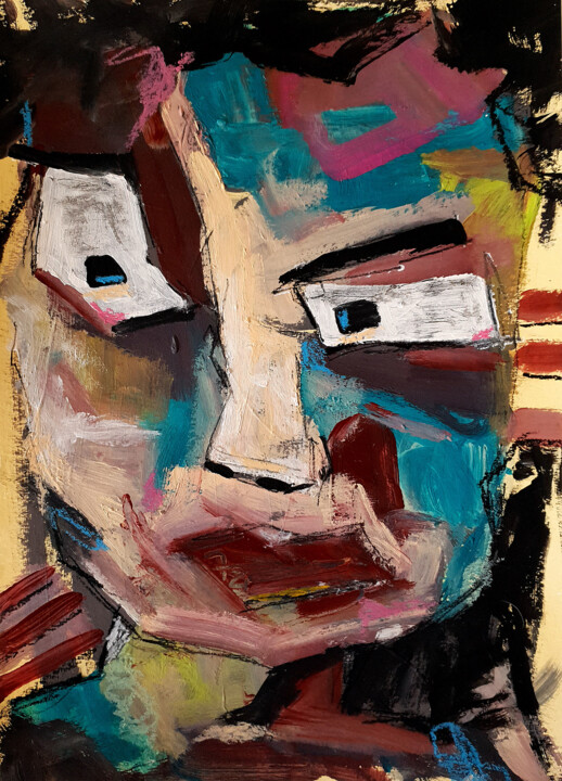 Hidden mirror 绘画, 11.8x8.3 in