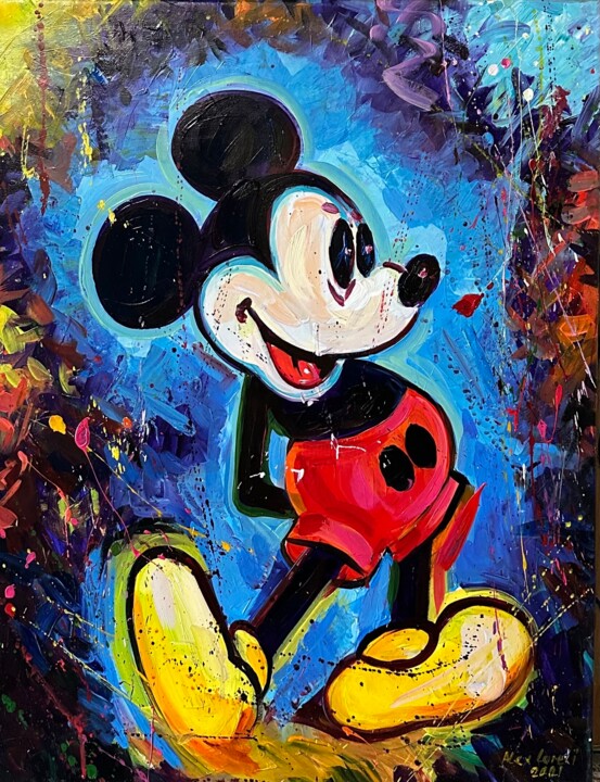 Mickey Mouse 绘画, 25.6x19.7 in
