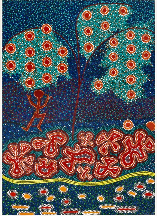 L'Arbre de vie 绘画, 27.6x19.7 in