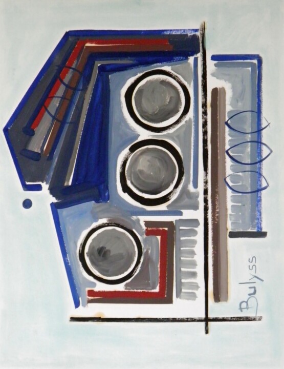 Tables en terrasse 绘画, 25.6x19.7 in