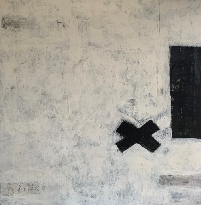 Seelenspiegel 绘画, 39.4x39.4 in