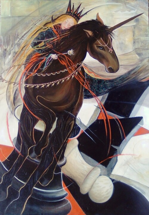 绘画,  36.2x28.7 in 