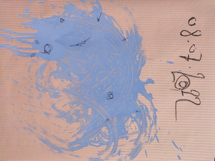 Peinture intitulée "08.07.2022" par Eric Ullrich, Œuvre d'art originale, Acrylique