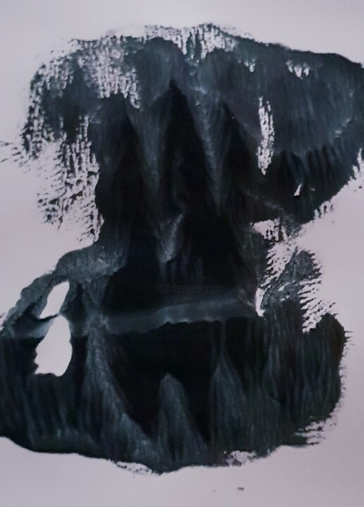 Peinture intitulée "B&W 1" par Chamartin, Œuvre d'art originale, Acrylique