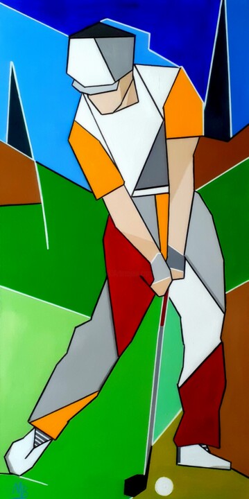 Attention au bunker 绘画, 39.4x19.7 in