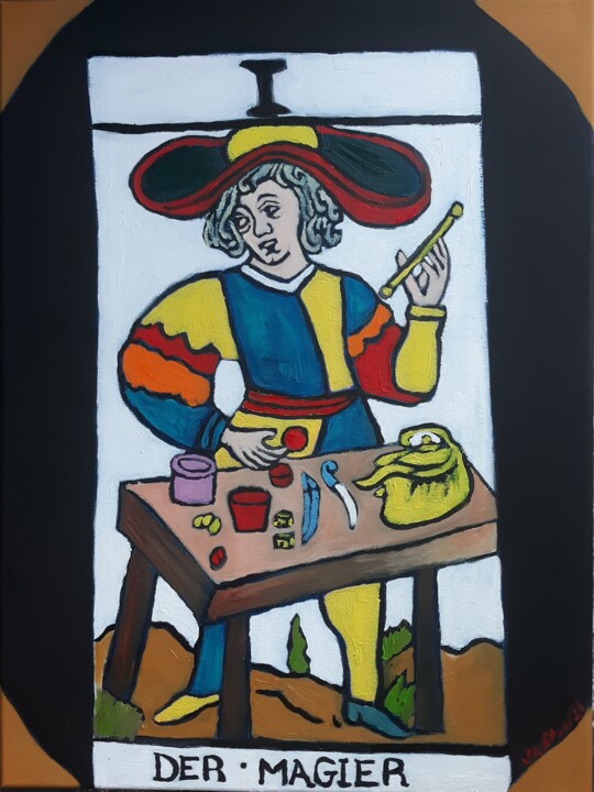 The magician 绘画, 24x18 in