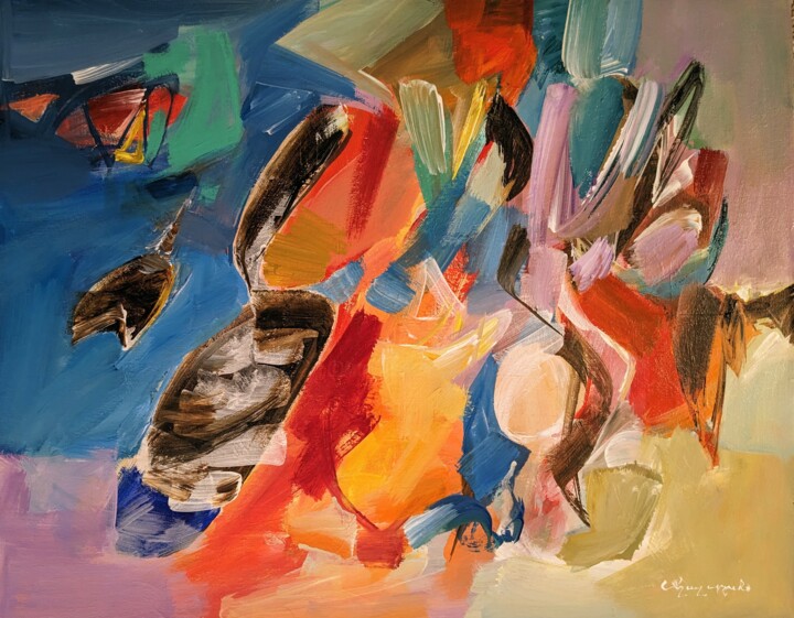 Massimo's love story #3 绘画, 16x20 in