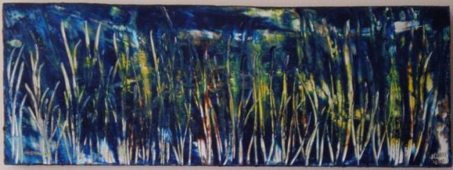 Schilderij getiteld "nostalgie" door Vcasey, Origineel Kunstwerk