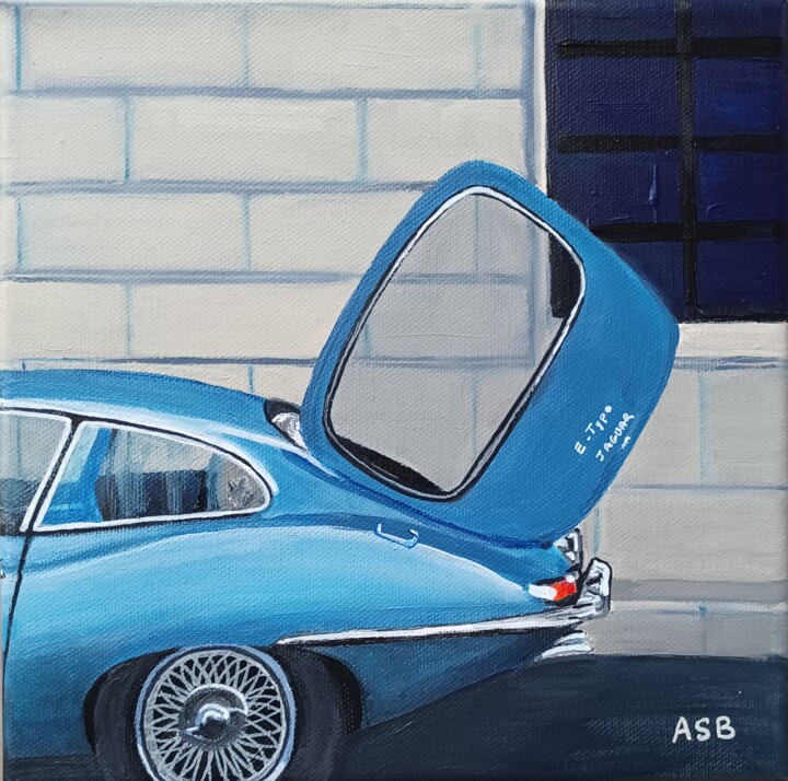 Départ en week-end 绘画, 7.9x7.9 in
