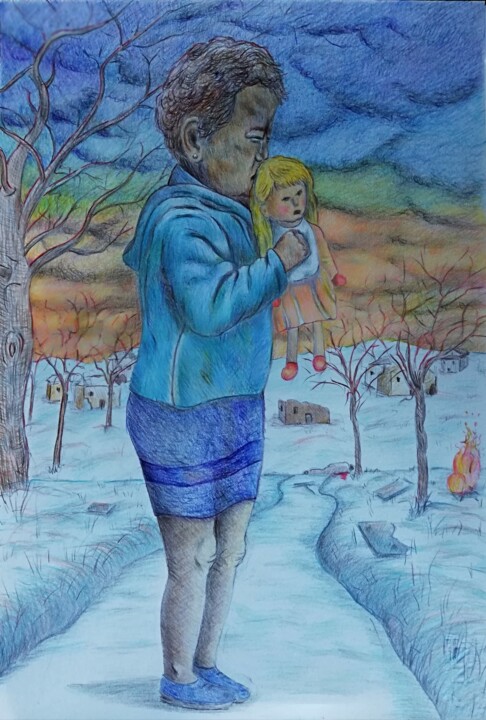 War 图画, 23.6x15.8 in