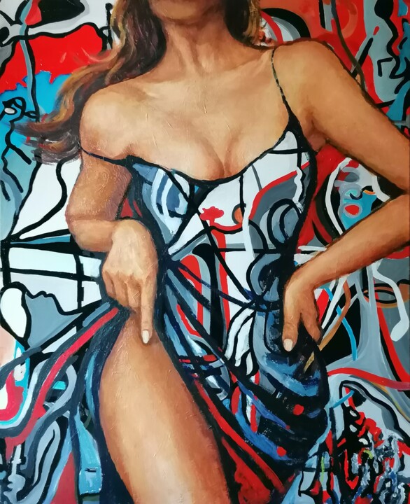 La mode N°2 绘画, 36.2x28.7 in