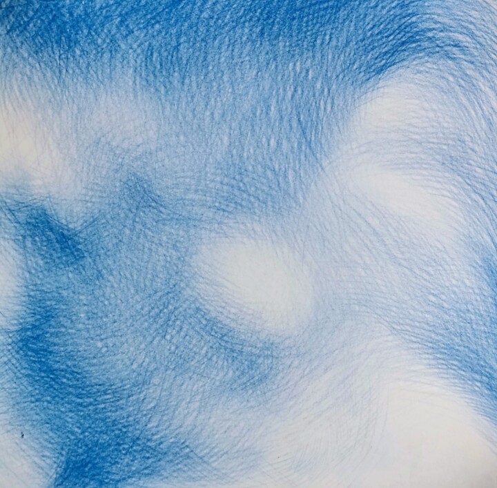 제목이 "Sky in Motion (Cour…"인 그림 Corinne Courlet로, 원작, 연필