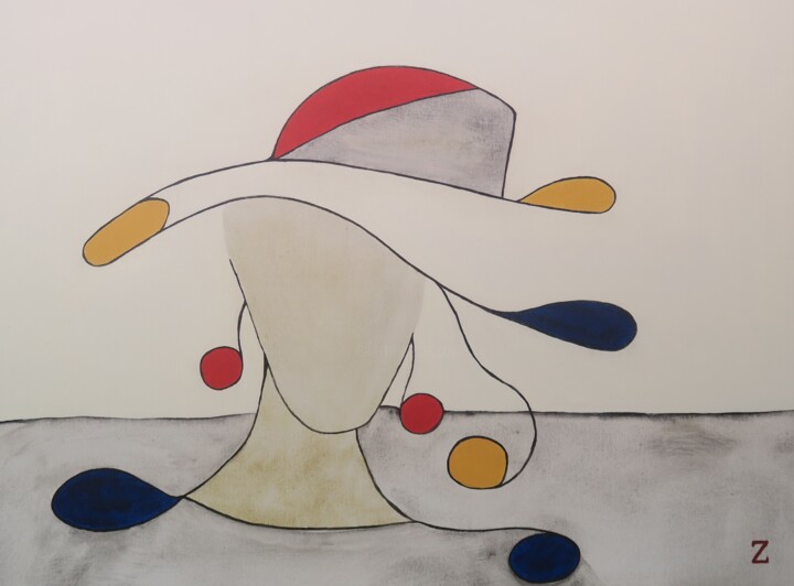 Malerei mit dem Titel "rendezvouz" von Dr. Katharina Zlöbl, Original-Kunstwerk, Acryl