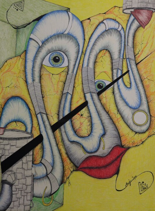 图画,  22.1x16.5 in 