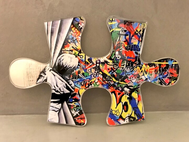 ArtPuzzle Piece #002 - Unveil 雕塑, 12.6x19.7 in