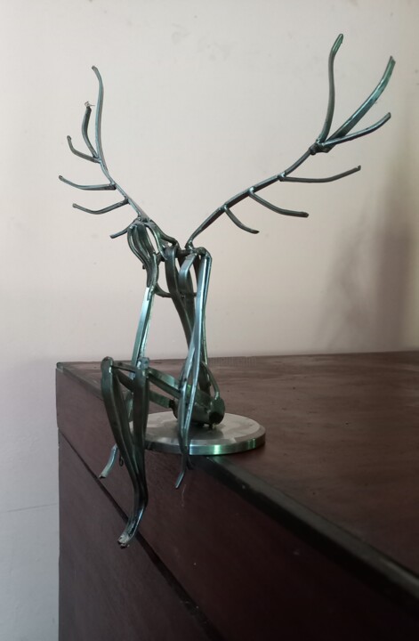 Fallen Angel 雕塑, 12.6x3.7 in