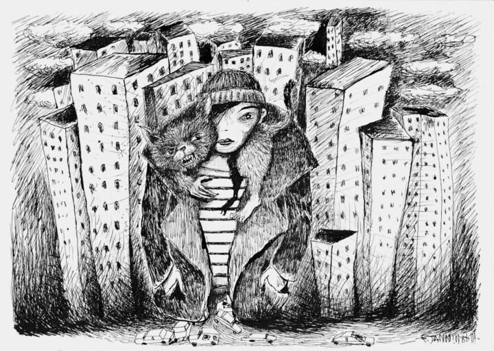 图画,  8.3x11.7 in 