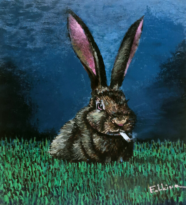 Hare 绘画, 14x13 in