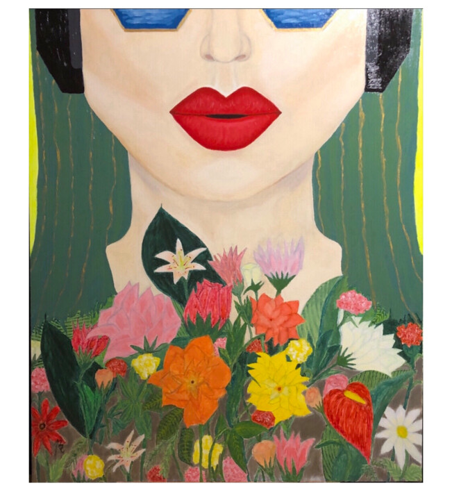 绘画 标题为“La beauté” 由Daniela Rothem Partouche, 原创艺术品, 油