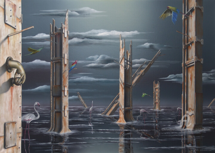 绘画,  25.6x36.2 in 