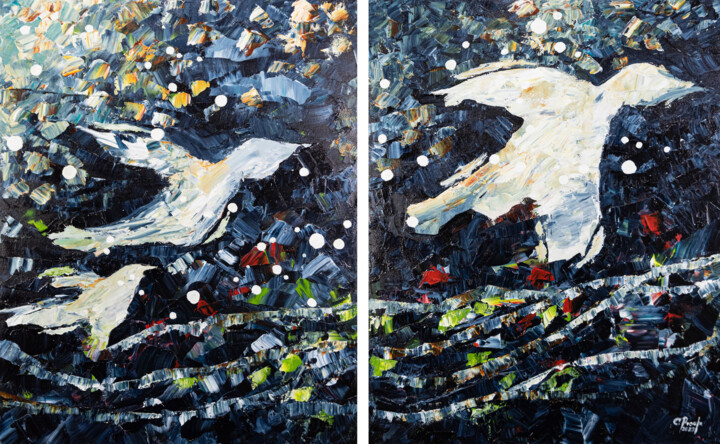 绘画,  29.9x48 in 