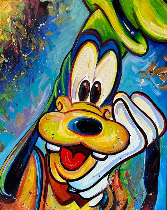 Goofy 绘画, 25.6x19.7 in