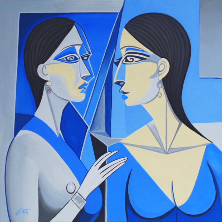 Try to remember me 绘画, 31.5x31.5 in