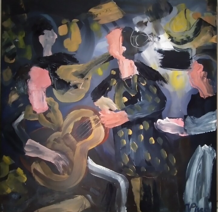 Fado VII 绘画, 19.7x19.7 in