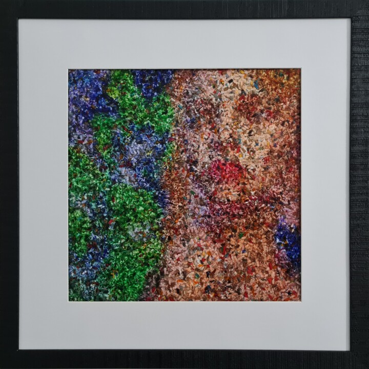From the trouble (n.616) - Dolls series Collages, 13,4x13,4 in