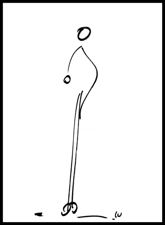 La Femme Enceinte 图画, 25.6x19.7 in