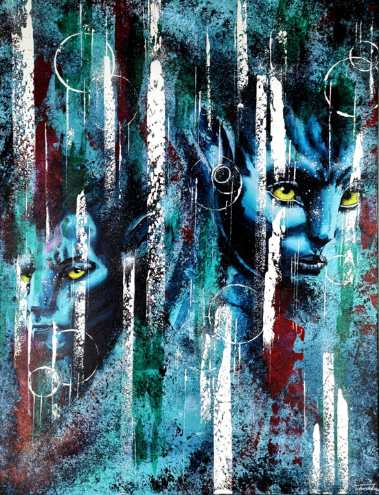 Avatar 绘画, 45.7x35 in