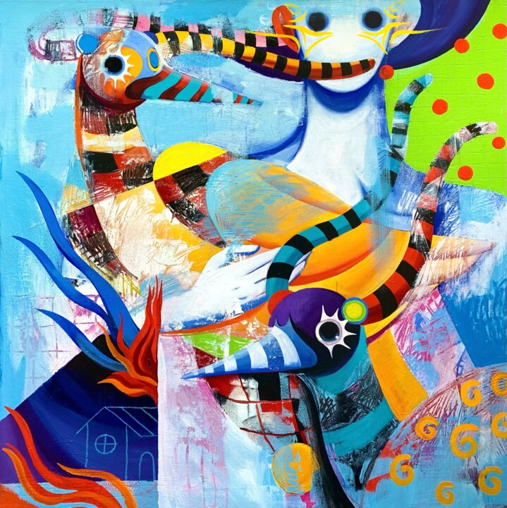Home 绘画, 39.4x39.4 in