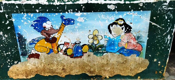 "Cartoon fade" başlıklı Fotoğraf Benoit Van Canneyt (Beach Art Blankenberge) tarafından, Orijinal sanat, Dijital Fotoğrafçıl…