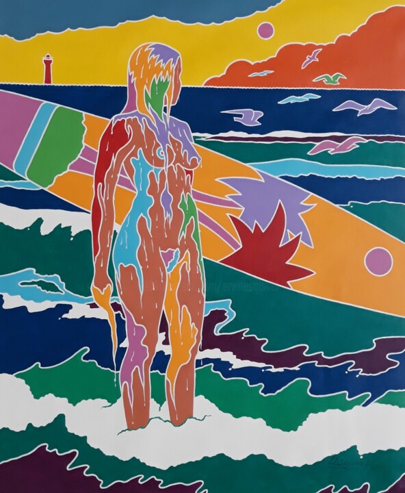La Sulfose 绘画, 25.6x19.7 in
