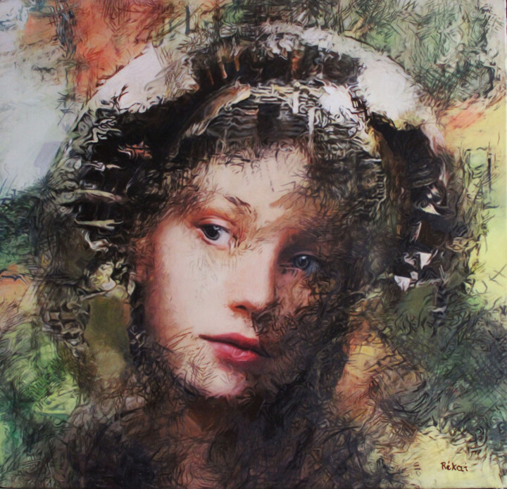 绘画,  27.6x27.6 in 