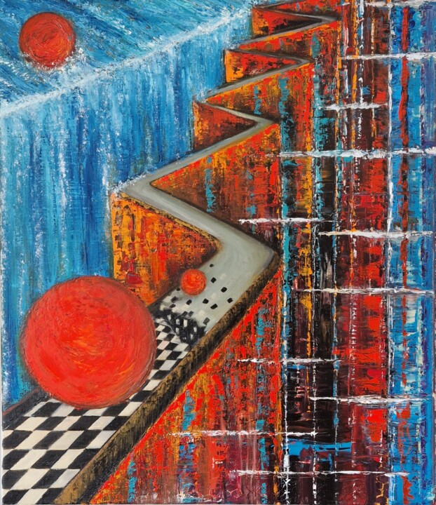 Peinture intitulée "Cauchemar d'enfance" par Ralph.S, Œuvre d'art originale, Huile