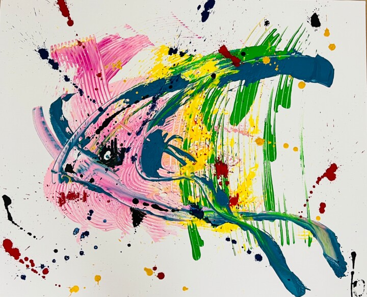 Heart 绘画, 31.5x39.4 in