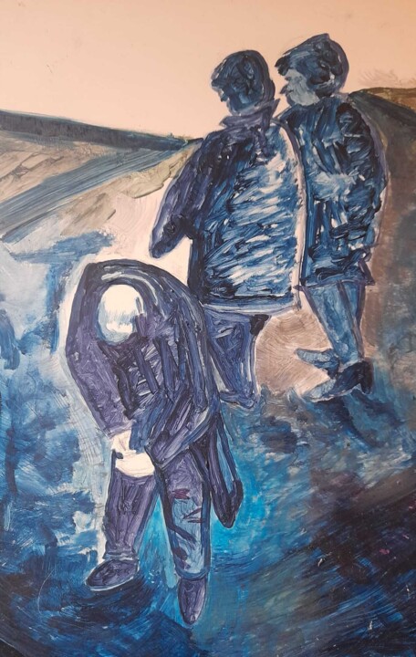 Elemosina 绘画, 29.5x16.9 in