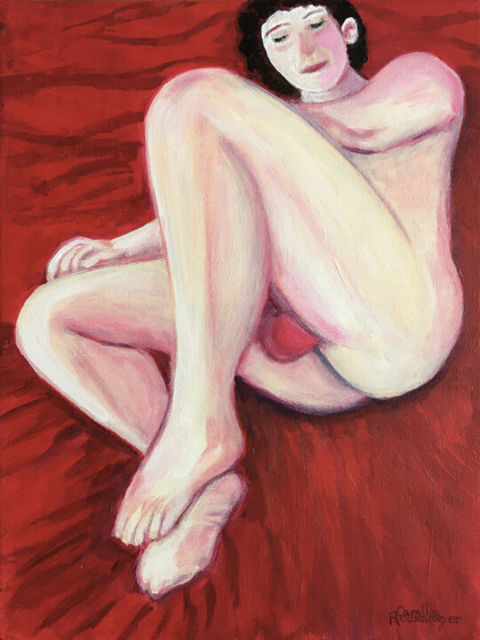 Le rêveur 绘画, 15.8x11.8 in