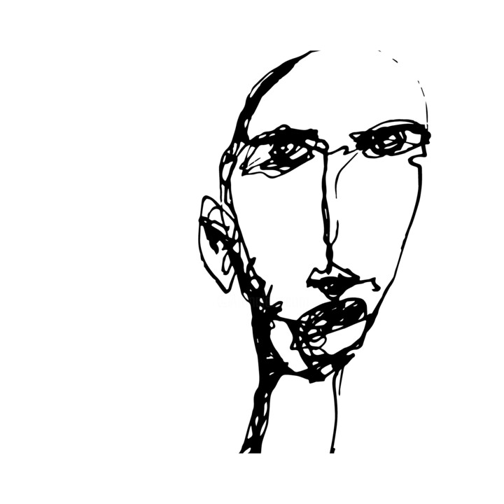제목이 "Kyle"인 그림 Cyril Raymond로, 원작, 잉크