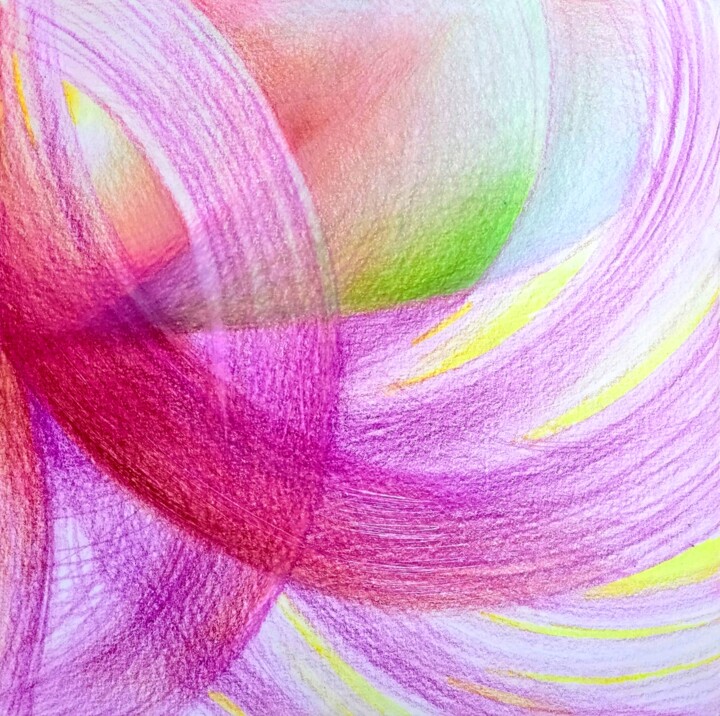 Dessin intitulée "Voilà !" par Corinne Courlet, Œuvre d'art originale, Crayon